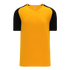 Athletic Knit V-Neck Baseball Jersey with Contrasting Shoulders (BA1375)